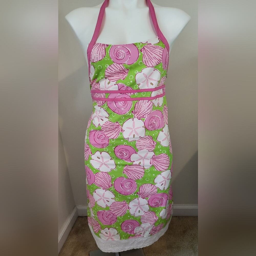Lilly Pulitzer VTG Shell Sand Dollar Dress Girls size 14 Womens XS
